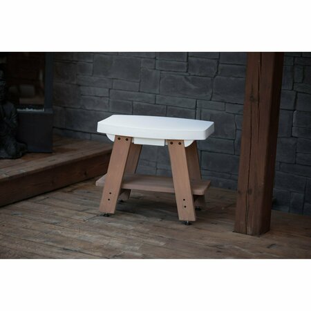 Mayne Mesa Side Table - White 8703-W